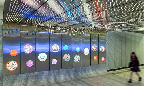 La nouvelle Escale STM à la station Berri-UQAM.
